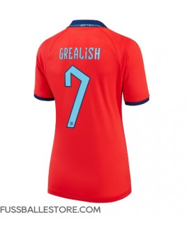 Günstige England Jack Grealish #7 Auswärtstrikot Damen WM 2022 Kurzarm
